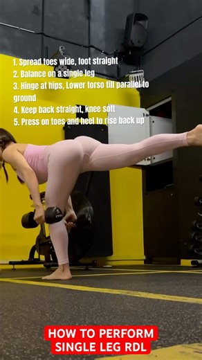 How To Single Leg RDL #hiphinge #barefoottraining #glutes #legday #fitnesstips #exercises #mobility