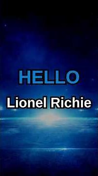 Hello – Lionel Richie (Karaoke Version) | EchoStage 🎤