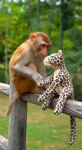 This Monkey Has the Best Smile You'll Ever See! 🐒 ​#HappyMonkey #SmilingAnimal #FunnyMonkey