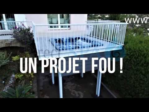 Installation d'un jacuzzi Incroyable - Installation de Spa sur Pilotis par Direct'Spa