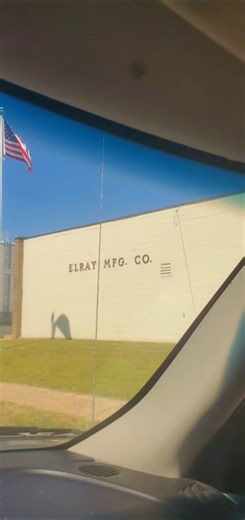 American flag flying at Elray Manufacturing 🇺🇸 #250birthday
