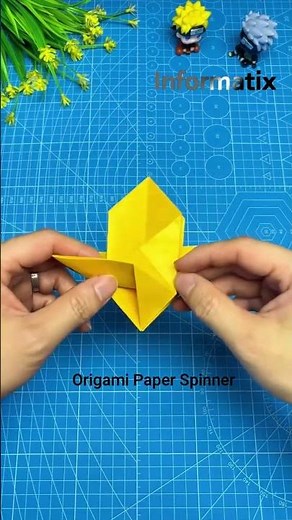 Origami Paper Helicopter Spinner 🚀 Easy DIY Flying Toy That Really Spins!