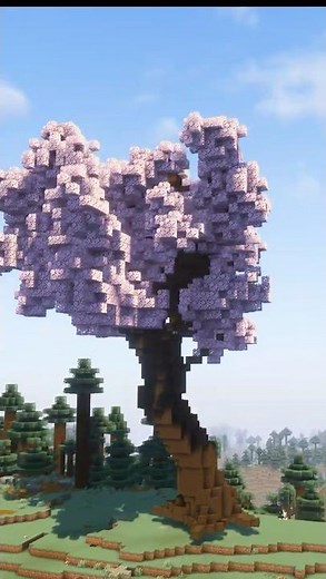 How To Build Cherry Tree | MINECRAFT #timelapse