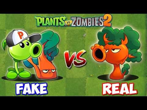 Team FAKE Fusion Vs REAL Pea Plants - Who WIll Win? - Pvz 2 Discovery