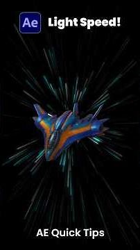 How to Create Light Speed Effect in After Effects | AE Quick Tips 27