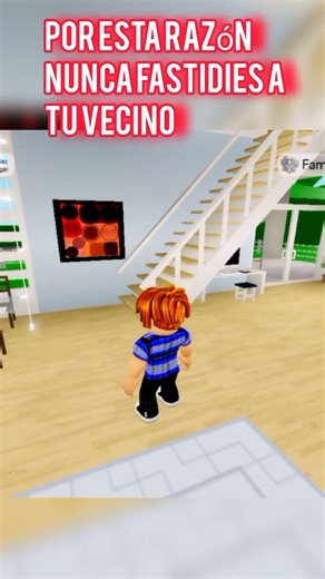 Por esta razón no debe fastidiar a tu vecino #roblox
