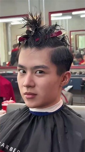 Giving My Younger Brother a Stylish Textured Layered Haircut Transformation