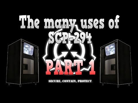 The many uses of SCP-294 (part 1)