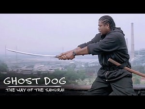 Ghost Dog Practices His Technique On The Roof | Ghost Dog: The Way of the Samurai