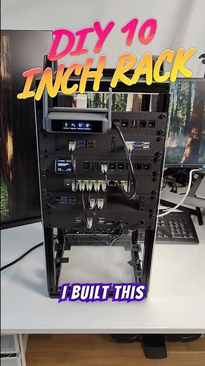 I Built This 10 Inch DIY Rack To Mount All My Single Board Computers #diy #rack #server #homelab