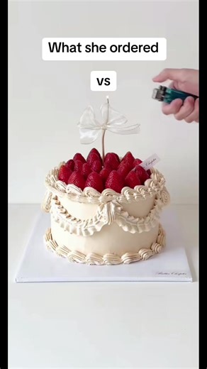 What She Ordered vs. What She Got: Cake Expectations