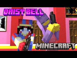Pomni and Jax sing "Daisy Bell" in Minecraft