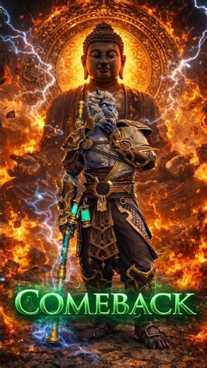 Monkey King Insane Comeback🔥😈🤯#sfa​​​ #shadowfight4​​​ #shorts​​​