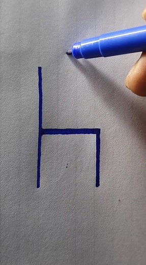 26M views · 141K reactions | Chair Drawing with h Letter #technique #ideas #creativeart #letterdrawing #simple #loveheart  | Rongdhonu Art and Drawing | Facebook