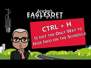 EAGLESOFT TRAINING: A Clinical View of your Schedule! ("HIPAA Friendly")