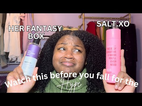 REVIEWING THE MOST VIRAL FEMININE WASHES|SALT.XO| ‪@herfantasybox‬