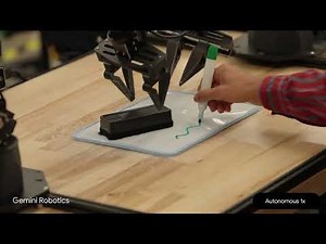 Gemini Robotics Demo: Whiteboard Erasing