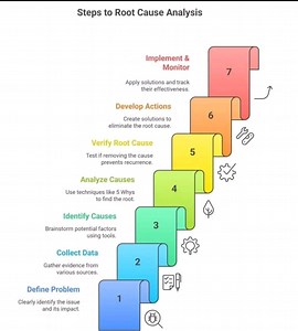 87K views · 356 reactions | Steps to root cause analysis #quality #RCA #Leader #QMS #TPM #QC #TQM #QA #lean #system #management | Quality professional | Facebook