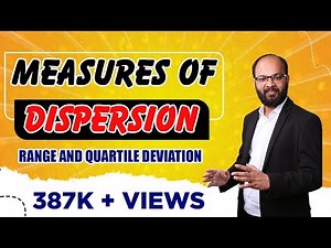 #1 | Measure of dispersion | Range and Quartile Deviation | Part 1 | Statistics | Chandan Poddar