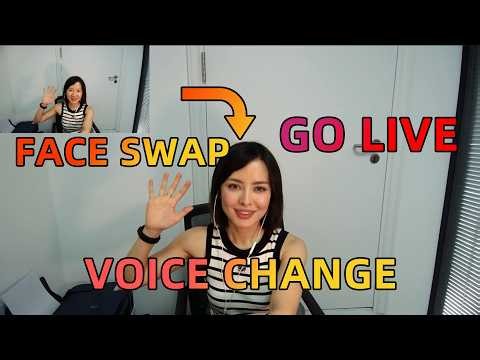 Go Live With Any Face & Voice | Real-Time Face Swap & Voice Change
