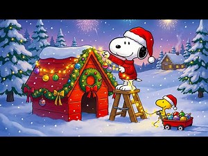 Holiday Prep with Snoopy 🎅| Gentle Christmas Jazz to Lift Your Festive Spirit