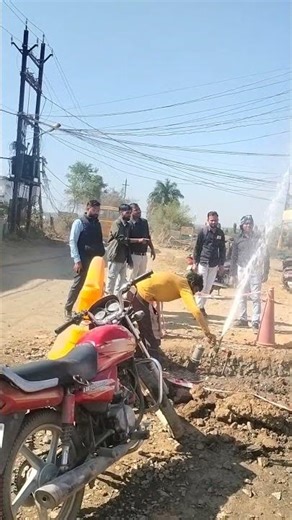 Hydro testing of HDPE pipe line