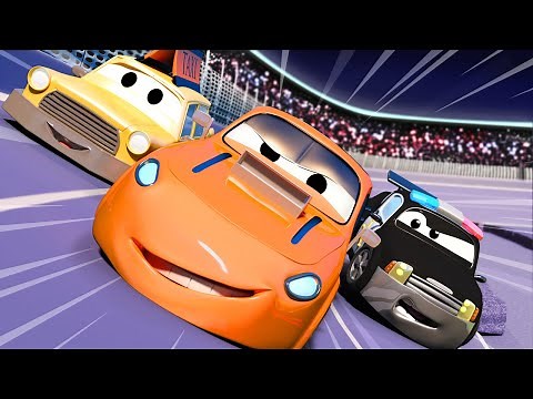La Super Patrulla - La Gran Carrera - Auto City | Dibujos animados de carros