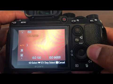 Sony A7riii, A7iii, A7rii, a7ii, A7sii - HOW TO ADJUST ISO SETTING SHORTCUT