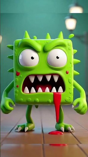 “Scary 3D Monster Blocks 😱 | Funny Horror Cartoon Animation in HD”
