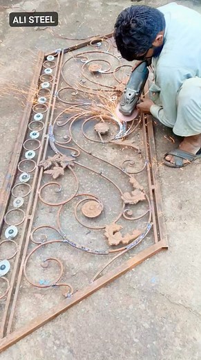 ✨ From Raw Iron to Timeless Elegance – Wrought Iron Railing Making Process ✨ 🔥 Step 1 – Design & Concept Our journey begins with vision. Skilled designers craft a blueprint balancing strength, safety, and style. 🎨📐 ⚙️ Step 2 – Precision Cutting & Shaping High-grade wrought iron is measured, cut, and hand-shaped with expert craftsmanship. Every curve and detail is intentional. 🛠️✂️ 🔥 Step 3 – Forging & Detailing Using traditional blacksmith forging techniques, we bring the design to life — c