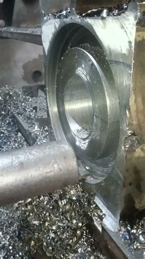 rhythmic and powerful process of industrial line boring. #youtube shorts #viral #trending #short