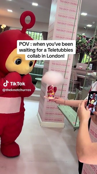 Teletubbies Cafe London: Limited Edition Chilled Churros Tasting Experience