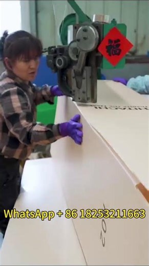 PP Box Stitching Process | Strong & Reusable Plastic Box#plastic#box#factory#pp#polypropylene#eco