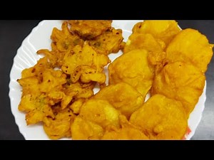 2 TYPES OF PAKODA | ONION AND POTATO | COOKING CENTRE