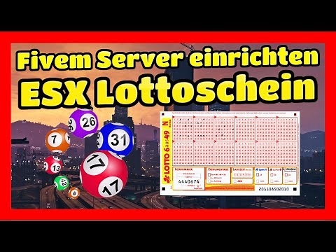Fivem Server einrichten # 54 // ESX Lottoschein // einfügen und Installieren Tutorial