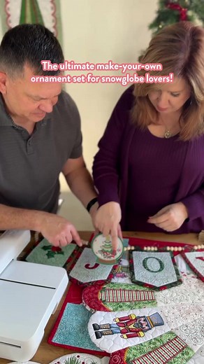 ❄️ These new ITH Snow Globe Ornaments are already a hit! In addition to the PDF instructions included with your download, we have a video tutorial too! Shop the ornaments: https://buff.ly/41YQ2R3 Watch the YouTube tutorial: https://buff.ly/4OJRn6t | Designs by JuJu