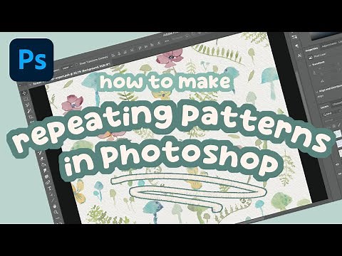 Create a seamless repeat using Pattern Preview ✿ Make seamless patterns in Photoshop!