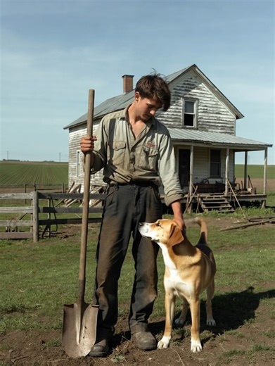 The bank didn’t want the dog. The auctioneers didn’t care about the dog. So on the morning Jack turned twenty-two, he inherited exactly two things: a Nebraska family farm sinking fast under its debts… and a Blue Heeler puppy that looked like a tiny storm cloud with legs. Jack’s father had passed quietly in his sleep, leaving behind a silence that somehow echoed through every room. On the kitchen counter, beside a stack of “Final Notice” envelopes, sat a grease-smudged napkin with a few shaky wor