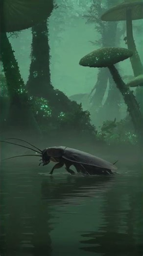 "Giant Prehistoric Cockroach | Swamp Monster of the Ancient World"
