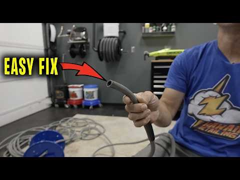 How To Repair A Pressure Washer Hose!! Fast & Easy