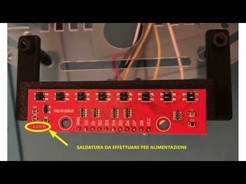 Tutorial - How to calibrate a 3.3V powered 8-channel QTR RC sensor.