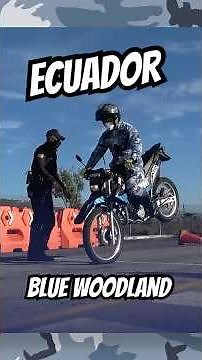 The Urban Blue Camo of Ecuador’s Transit Police