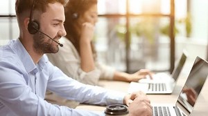 Guy Technical Customer Service Support Answering Stock Footage Video (100% Royalty-free) 3458465119 | Shutterstock