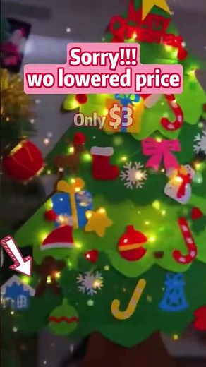 DIY Felt Christmas Tree Decoration for Kids: Easy & Affordable Holiday Craft#DIYChristmas