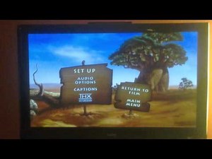 Lion King 11/2 dvd menu