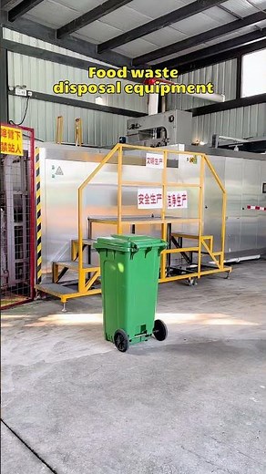 Food waste is processed by our composting machine and convertedinto fertilizer. #compostingmachine