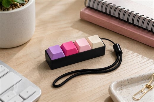 4-key Mechanical Keyboard Fidget Clicker, Tactile Stress Relief Toy - Etsy