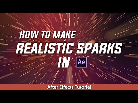After Effects Tutorials : 3D Sparks with Trapcode Particular (GOLD DUST)