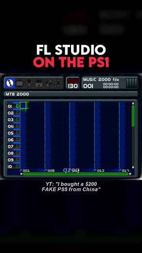 FL Studio on the PS1? 😳 #qzeq #flstudio #gaming #funny