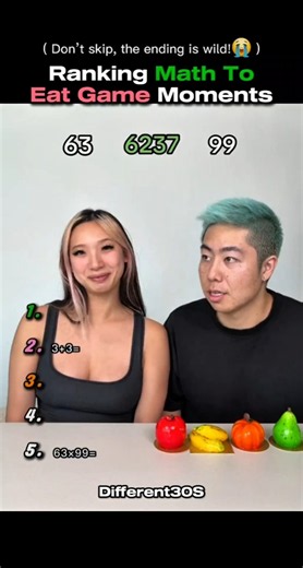 Ranking Math and Eat Challenge Moments #tiktok #shorts #viral